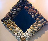 Stone mirrors - Riverway Gallery, Courtenay, BC